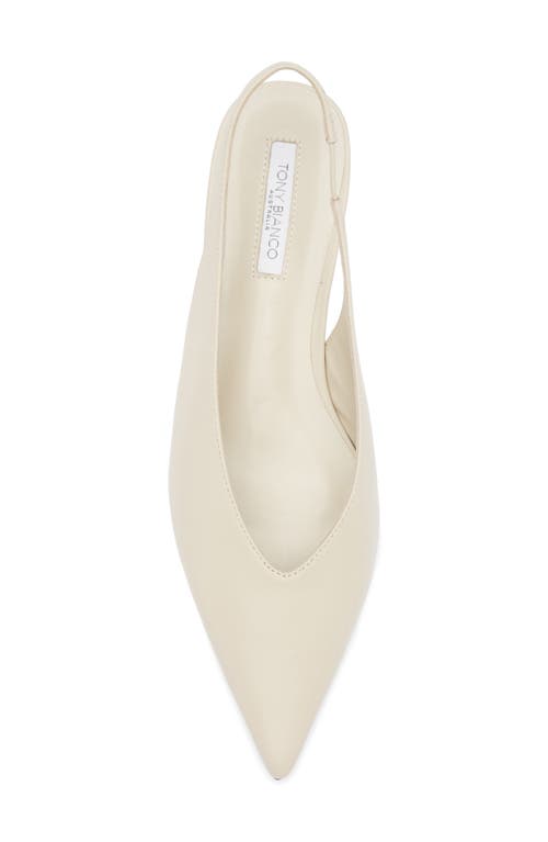 Tony Bianco Esmae Slingback Pump In Vanilla Nappa