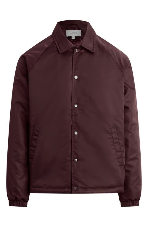 Joe's Satine Coach Jacket In Burgundy