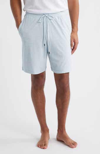 Daniel Buchler Ribbed Rayon Blend Drawstring Pajama Shorts