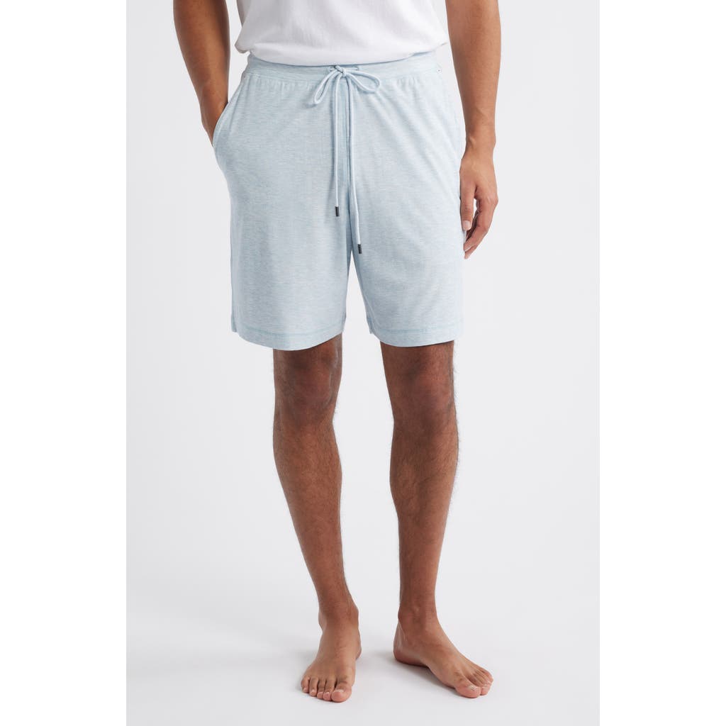 Daniel Buchler Ribbed Rayon Blend Drawstring Pajama Shorts