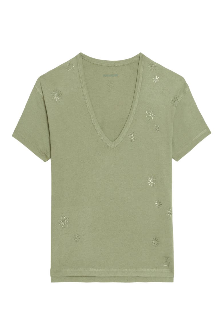 Marta Embellished Tee, Alternate, color, TEA