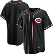 Nike Men's Nike  Cincinnati Reds Fashion Replica Black Out Jersey