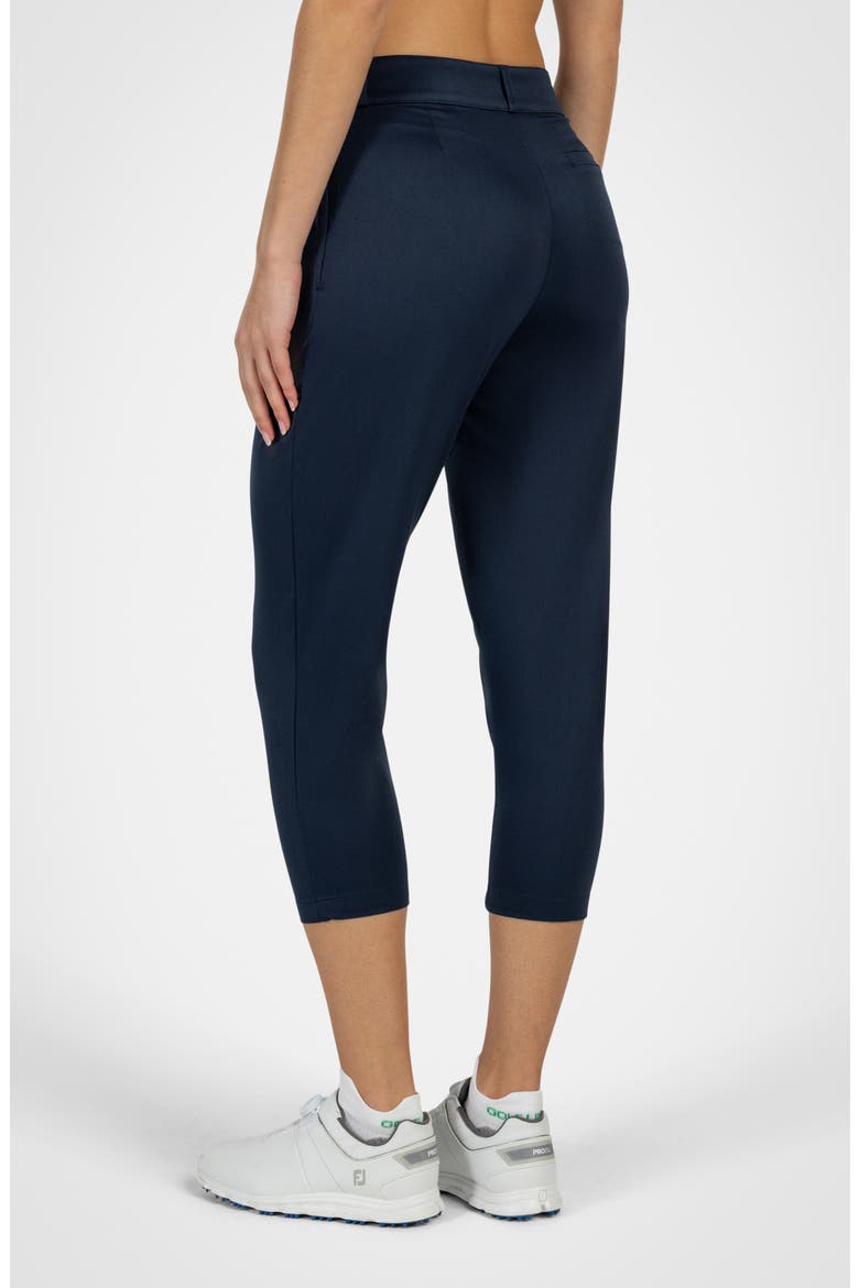 Courseluxe Performance Cropped Pants, Alternate, color, NAVY