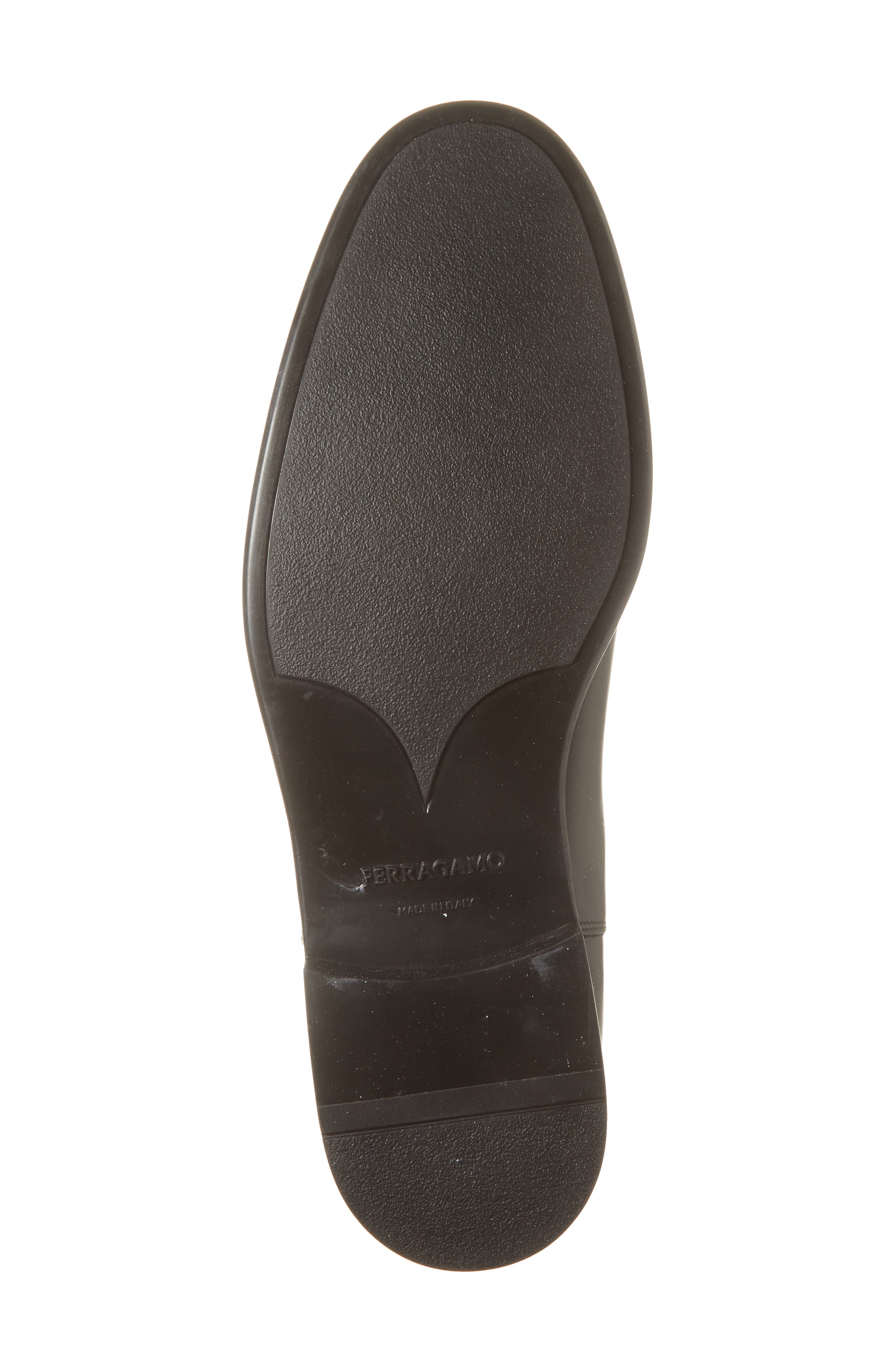 FERRAGAMO Angle Chelsea Boot, Alternate, color, Nero