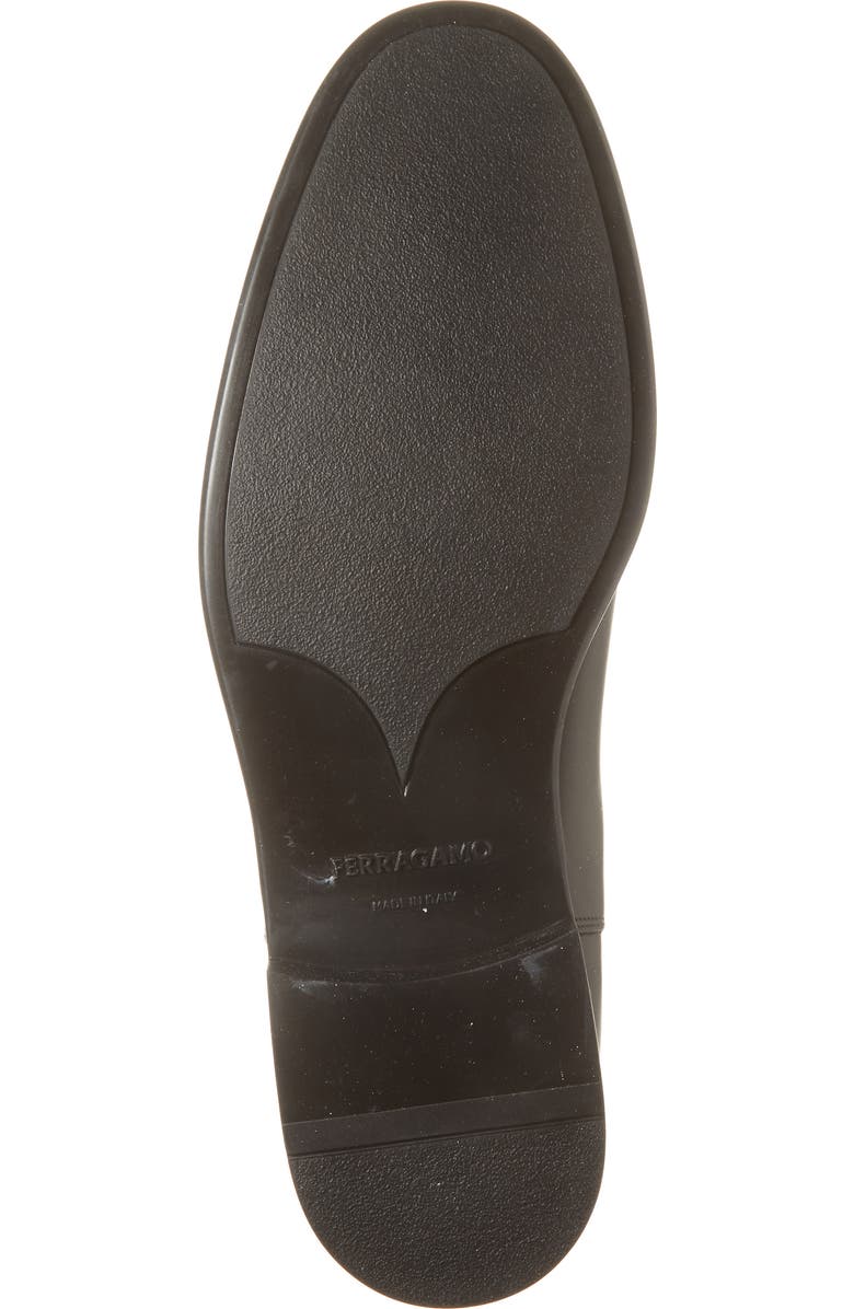 FERRAGAMO Angle Chelsea Boot, Alternate, color, Nero