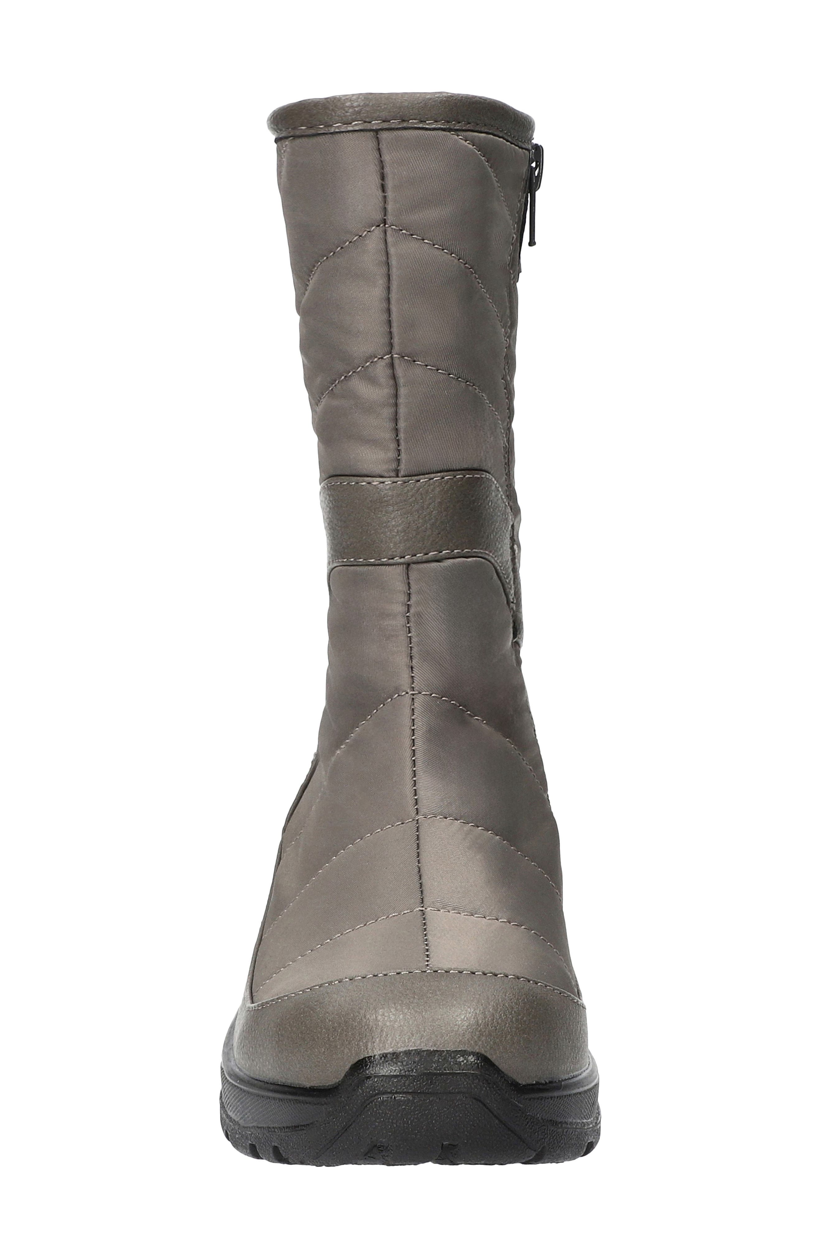 Bella Vita Quilted Waterproof Boot, Alternate, color, Grey