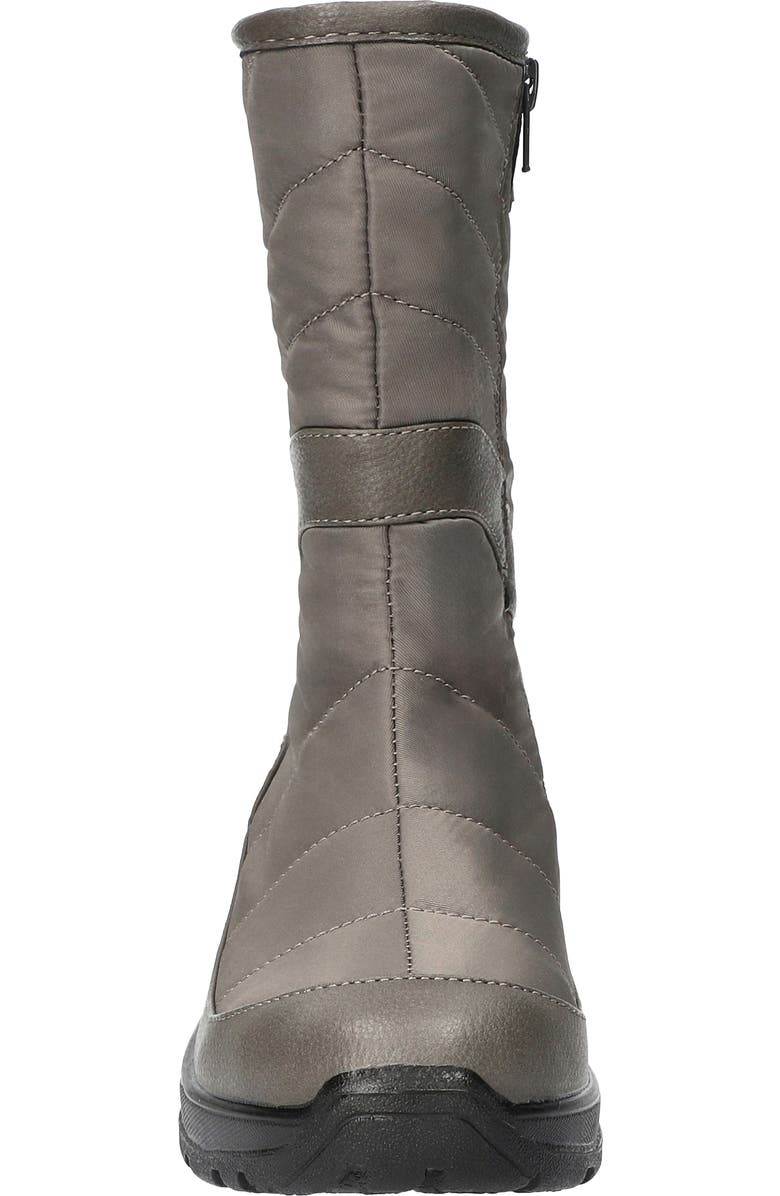 Bella Vita Quilted Waterproof Boot, Alternate, color, Grey