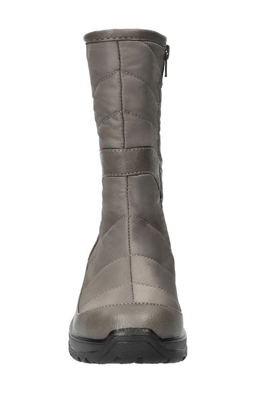 Bella Vita Quilted Boot In Gray