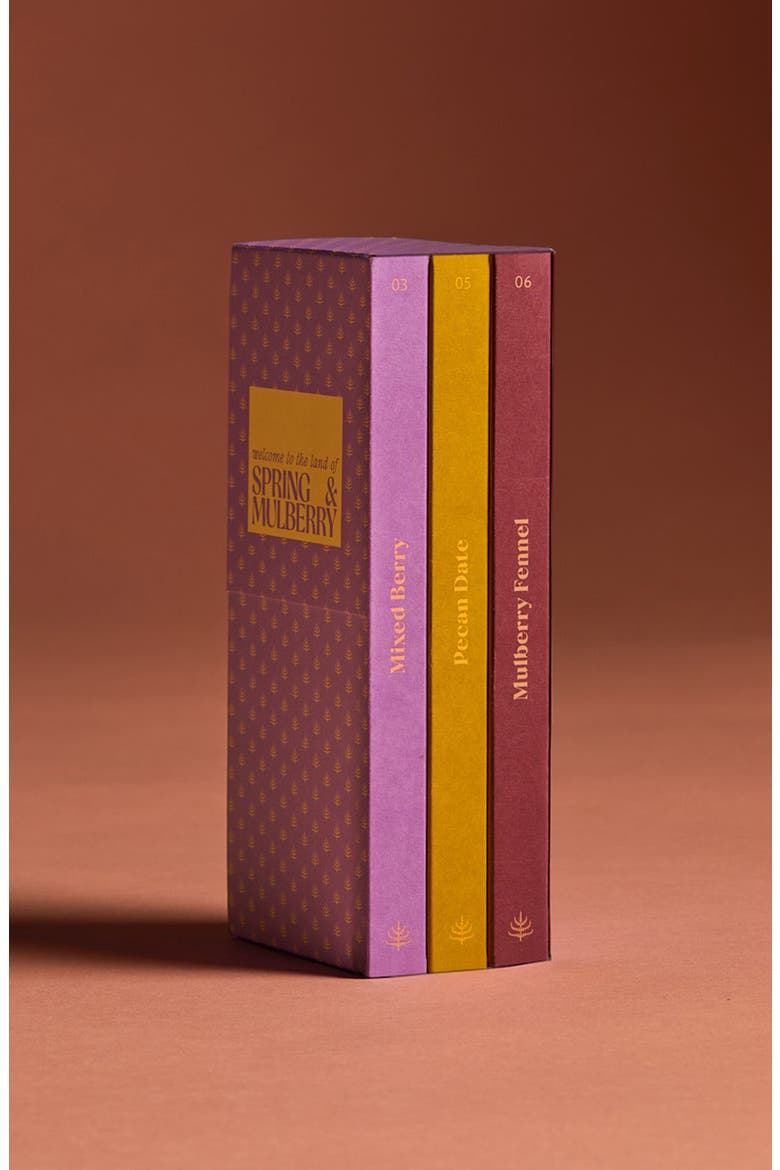 Best Sellers Collection Date Dark Sweetened Chocolate Bars 3-Piece Gift Box, Alternate, color, PURPLE