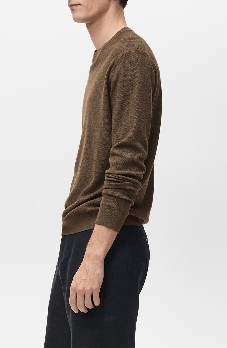 MANGO Regular Fit Fine Knit Sweater, Alternate, color, 
