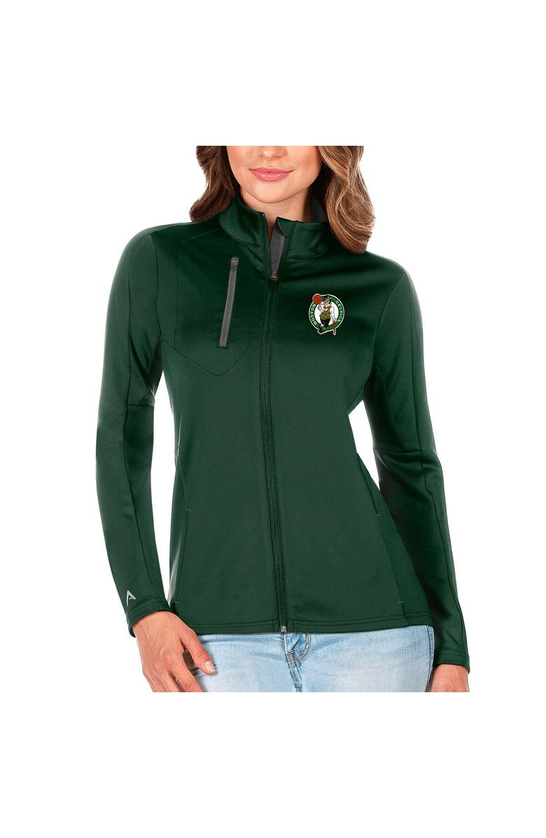 ANTIGUA Women's Antigua Green Boston Celtics Generation Full-Zip Jacket, Main, color,