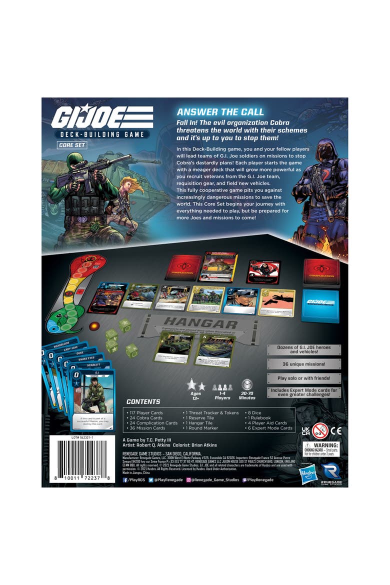 GI Joe Deck Building Game, Alternate, color, Multicolored