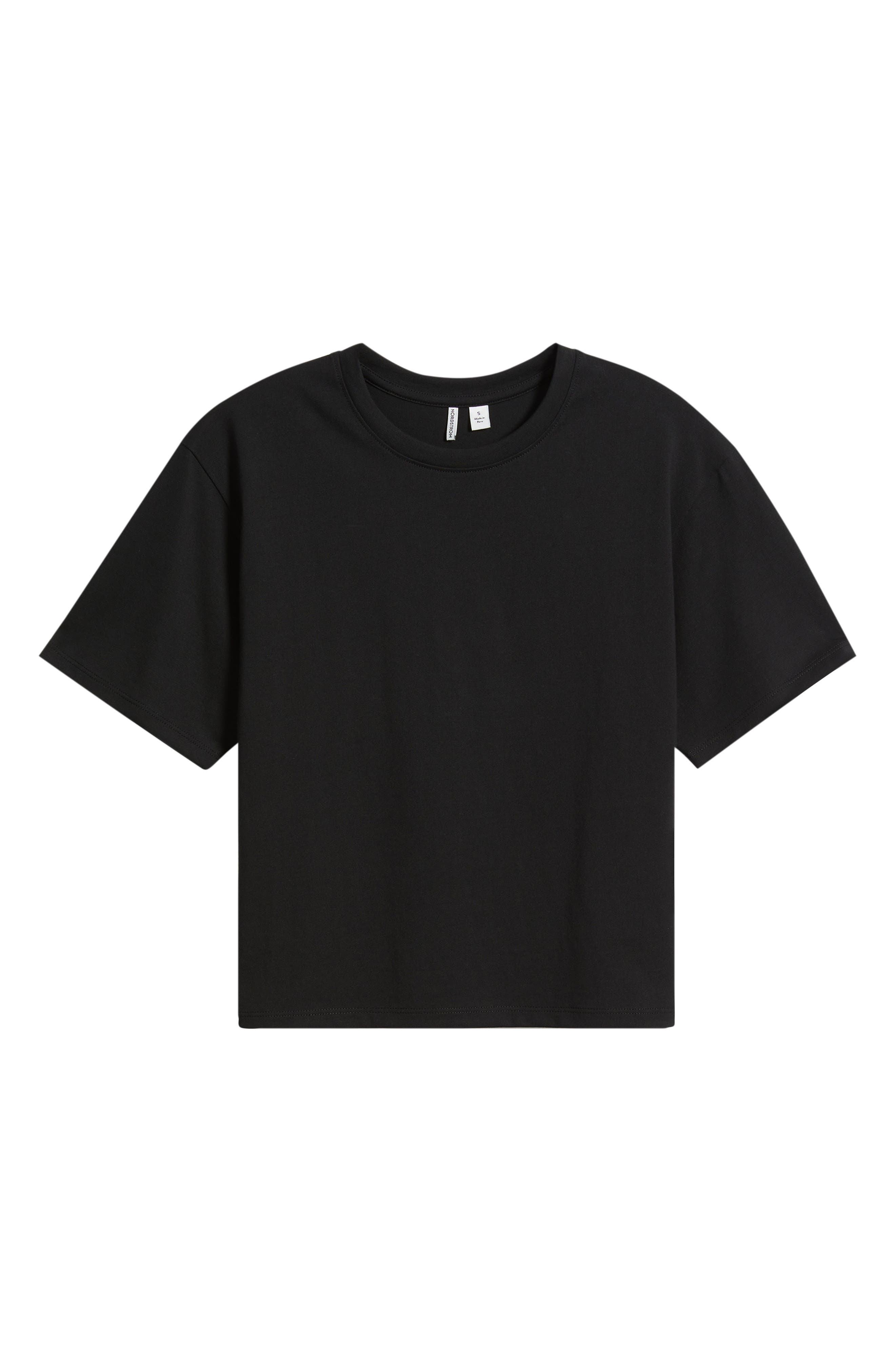 Женские Nordstrom Relaxed Fit Pima Cotton Crewneck T-Shirt — фото 6