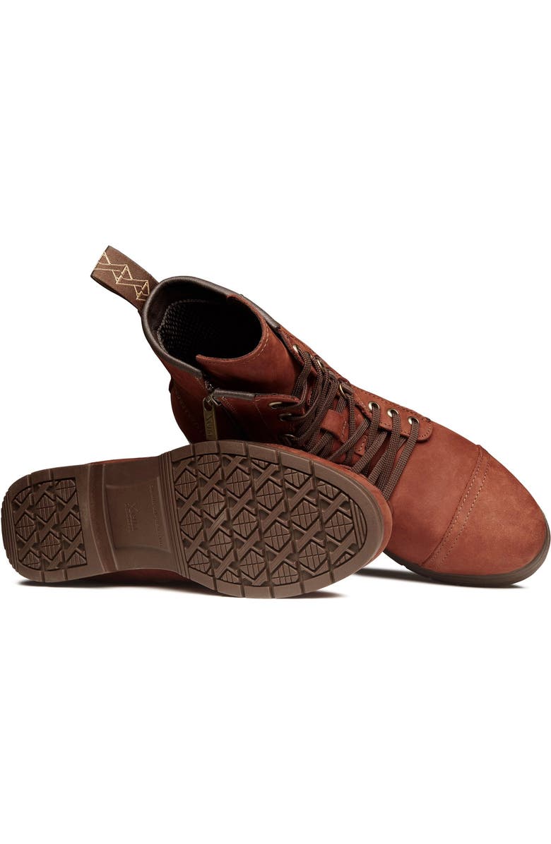 Xena Workwear Spice Steel Toe Combat Safety Boot, Alternate, color, Auburn