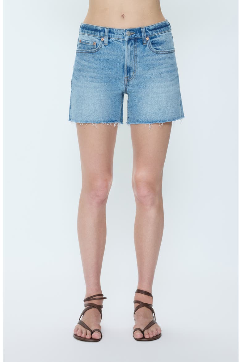 Kennedy Cutoff Denim Shorts, Main, color, ESCAPE