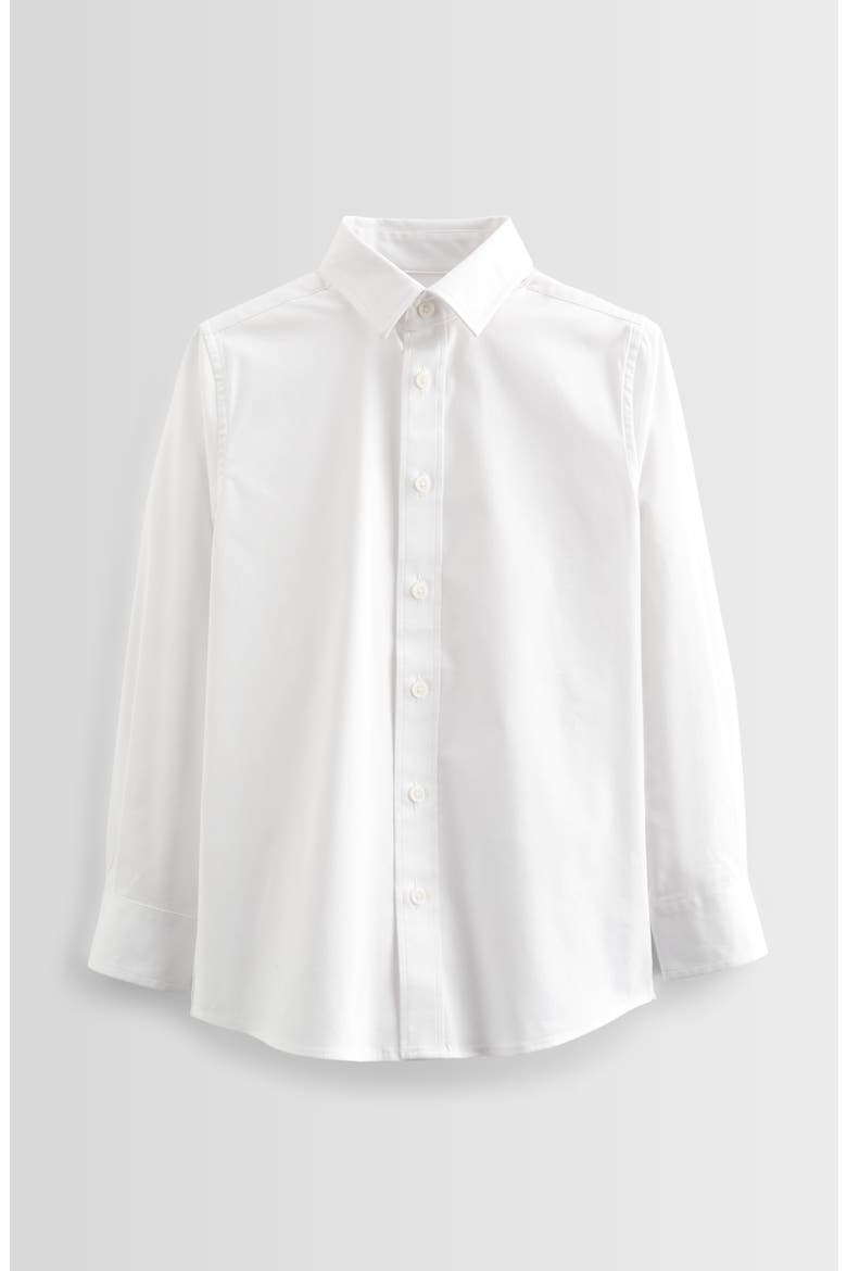 Kids' Stretch Dress Shirt, Main, color, WHITE