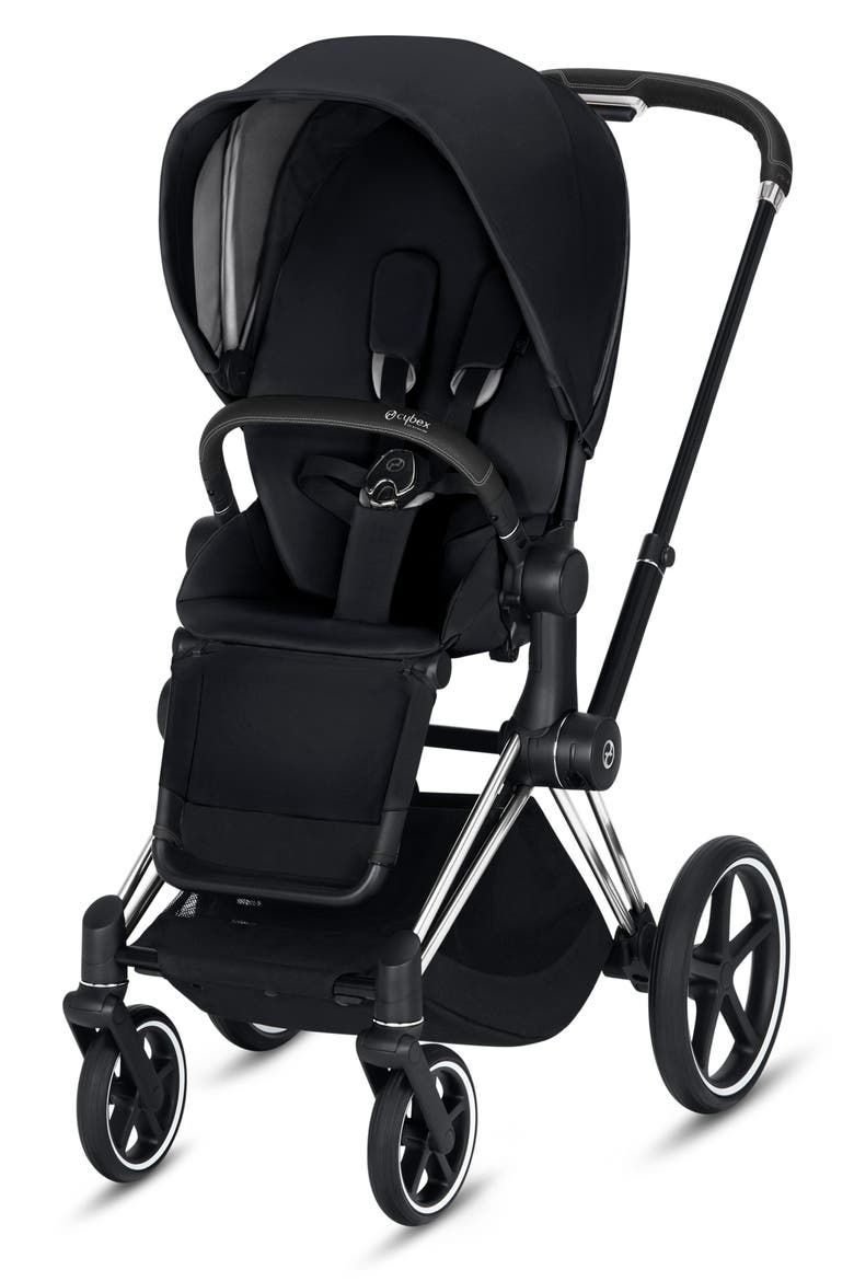 Priam One Box Stroller with All Terrain Wheels, Main, color, BLACK