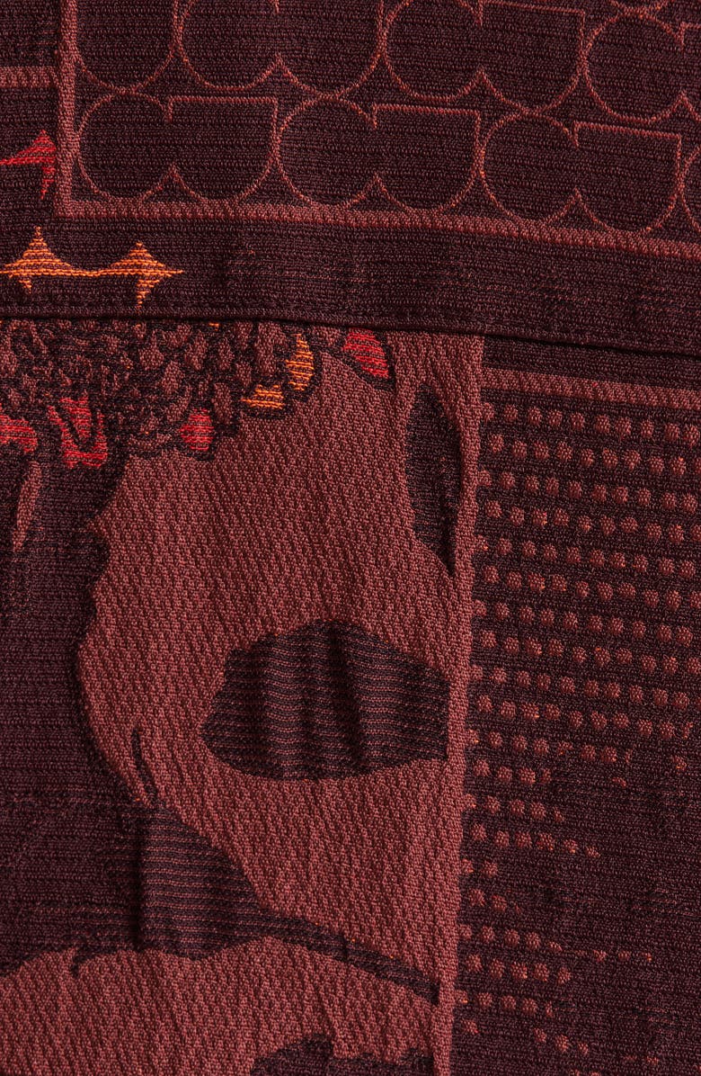 Nike Naomi Osaka Oversize Jacquard Jacket, Alternate, color, Burgundy Crush/ Crimson/ Pony