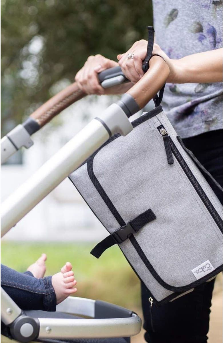 Comfy Cubs Portable Large Changing Pad, Alternate, color, Solid Grey