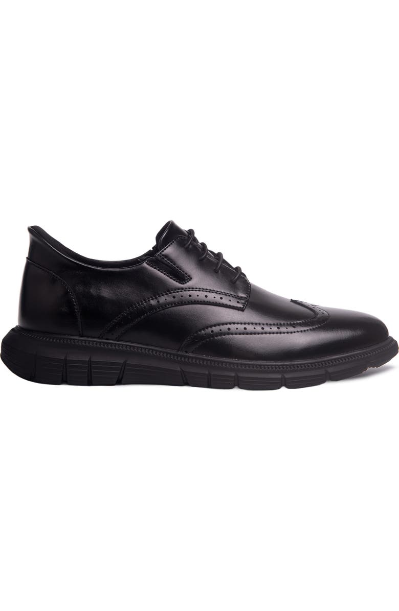 Marc Joseph New York Hill Street Wingtip Derby, Alternate, color, Black Napa Leather/Black Sole