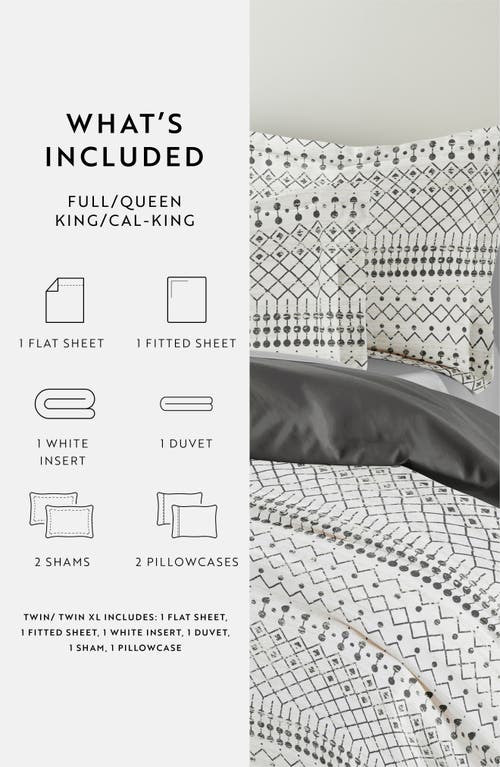 Homespun Bundle Duvet Set In Etched Gate Gray