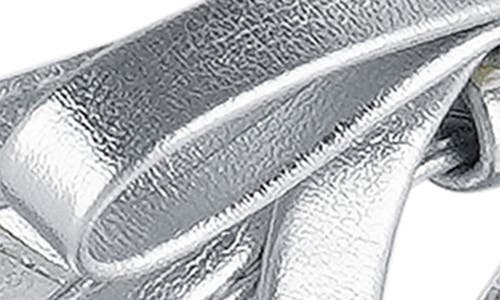 London Rag Affluence Crystal T-strap Sandal In Silver