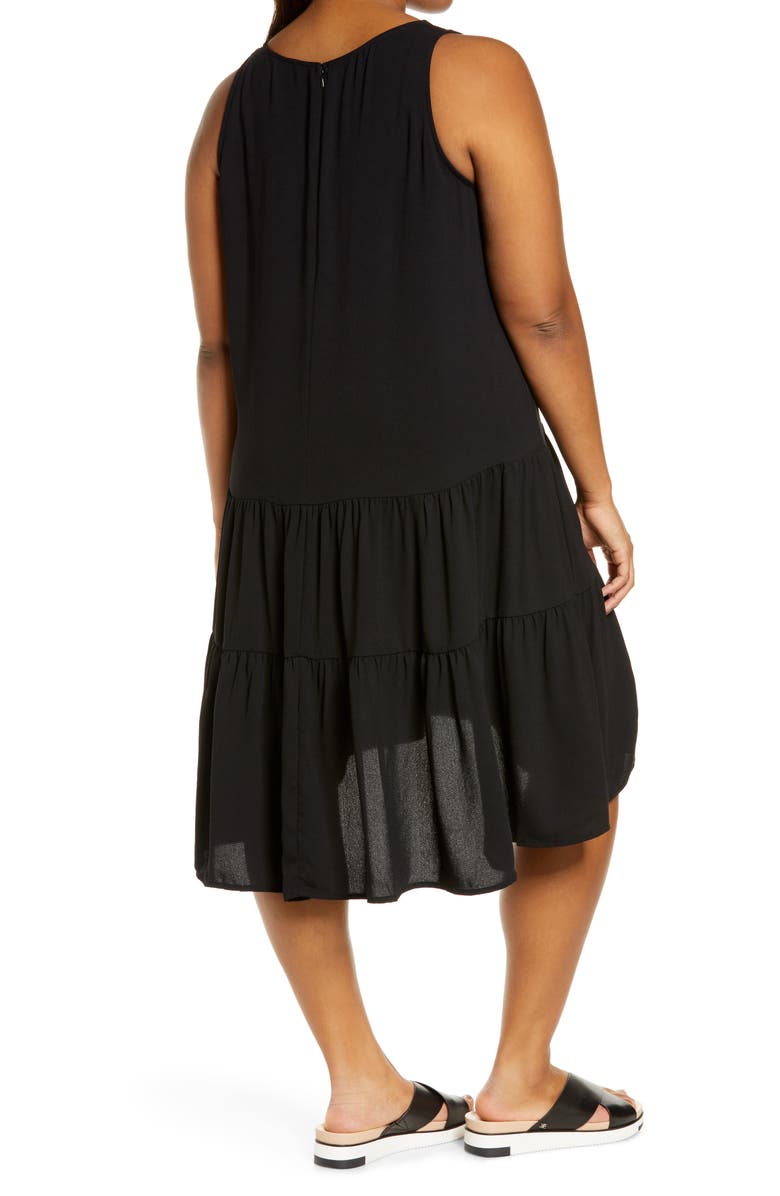 Caslon<sup>®</sup> Tiered Sleeveless A-Line Dress, Alternate, color,