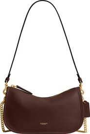 COACH Waverly Natural Grain Leather Shoulder Bag
