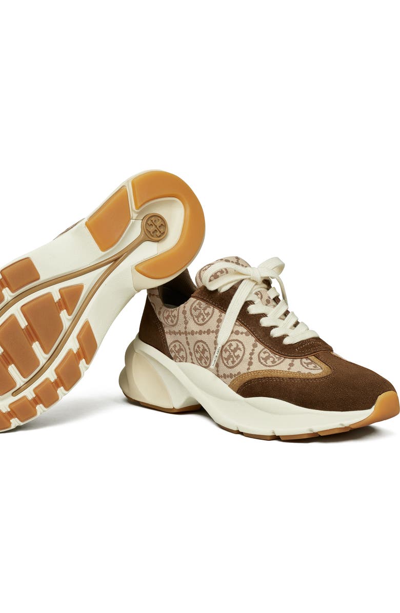 Tory Burch T Monogram Good Luck Trainer Sneaker, Alternate, color,