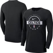 Nike Men's Nike Black Boston Celtics Authentic Long Sleeve Practice T-Shirt