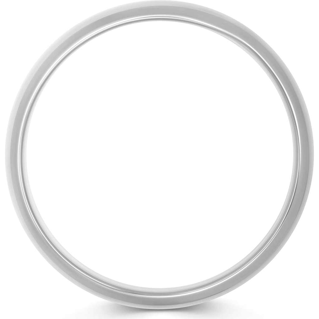 Nialaya Classic Round Bangle In Metallic