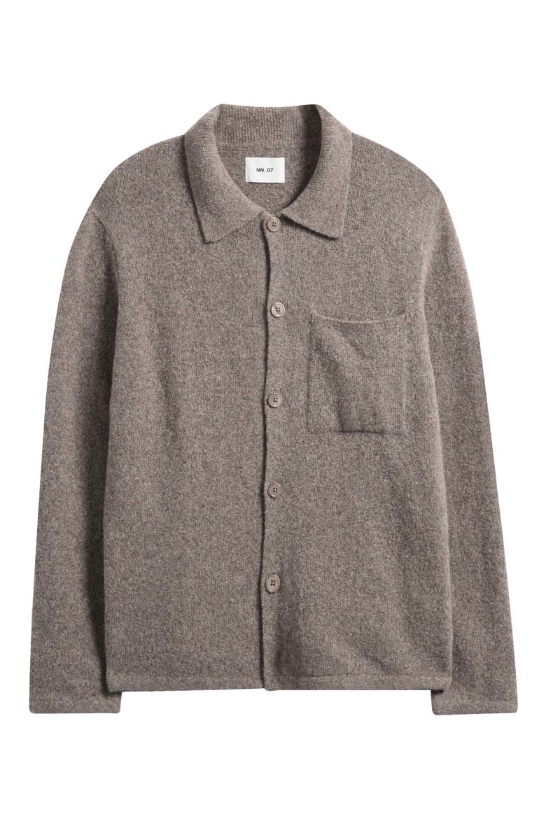 Jonas 6683 Recycled Wool Blend Cardigan, Alternate, color, MABLE HUSK