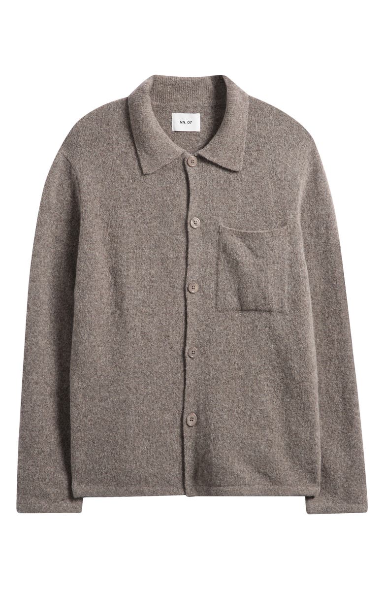 NN07 Jonas 6683 Recycled Wool Blend Cardigan, Alternate, color, Mable Husk