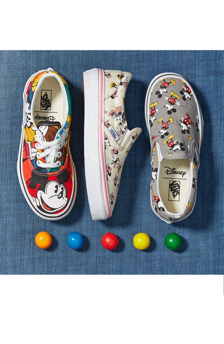 Vans 'Classic - Disney<sup>®</sup> Mickey Mouse' Slip-On, Alternate, color,