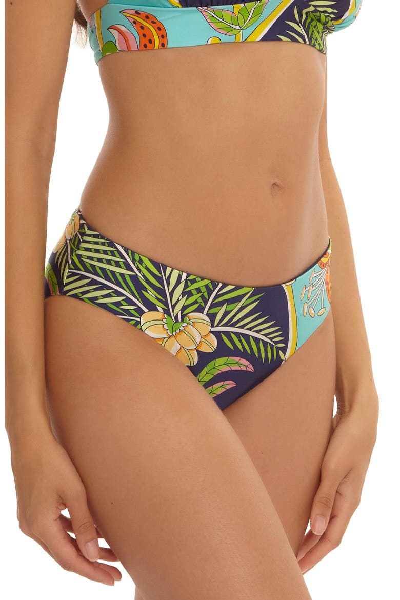 Flamingo Hipster Bikini Bottoms, Alternate, color, MULTI