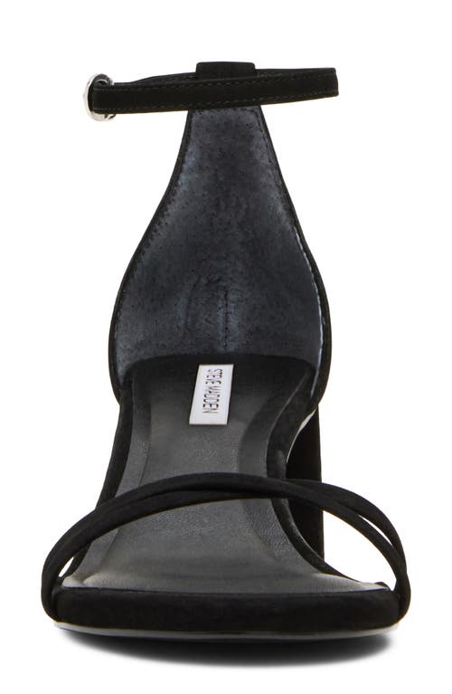 Steve Madden Rae Ankle Strap Sandal In Black