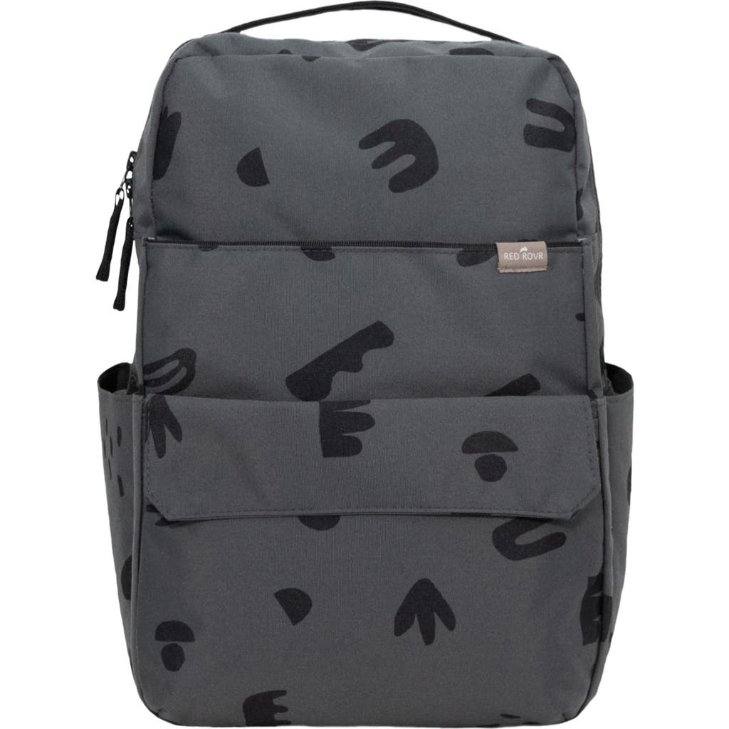 RED ROVR Roo Diaper Backpack in Charcoal Doodle  product
