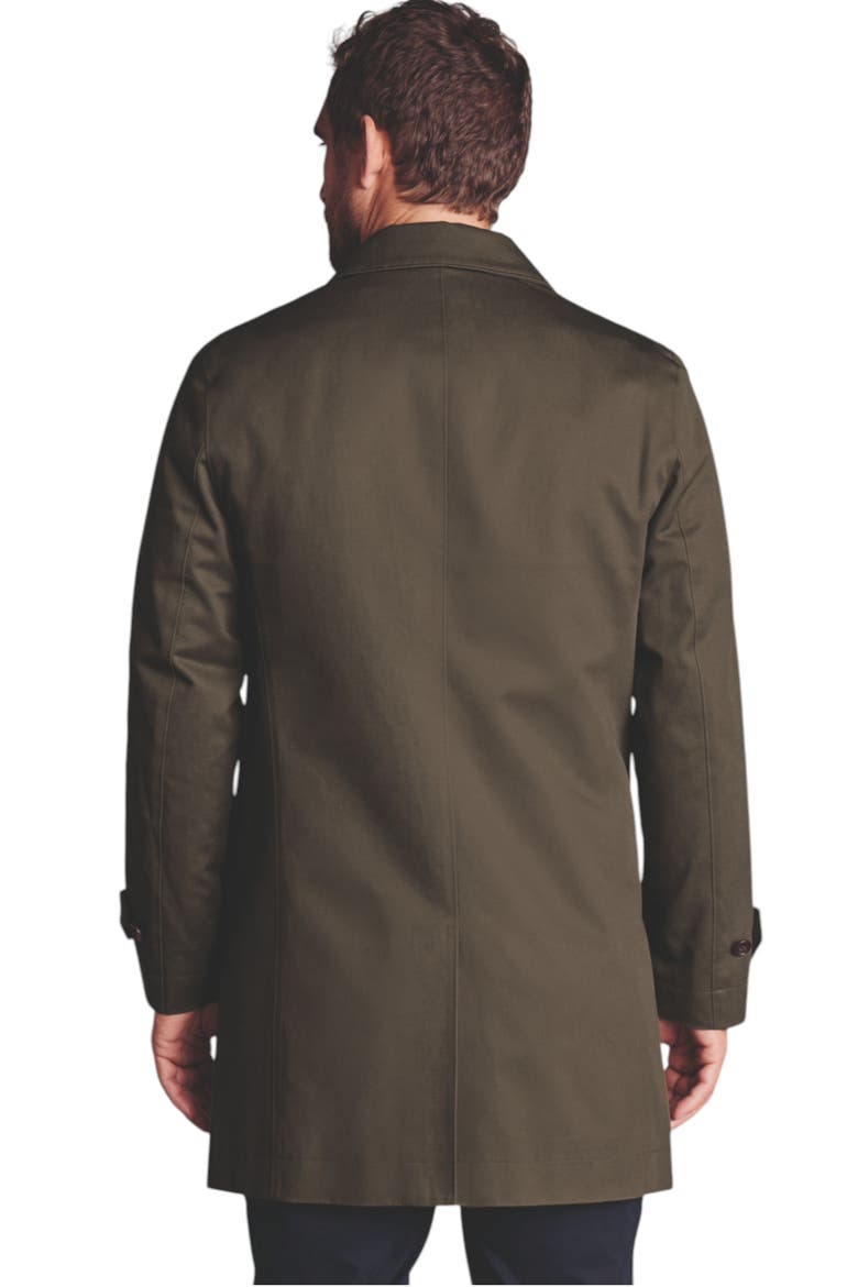 Waterproof Cotton Raincoat, Alternate, color, Olive Green