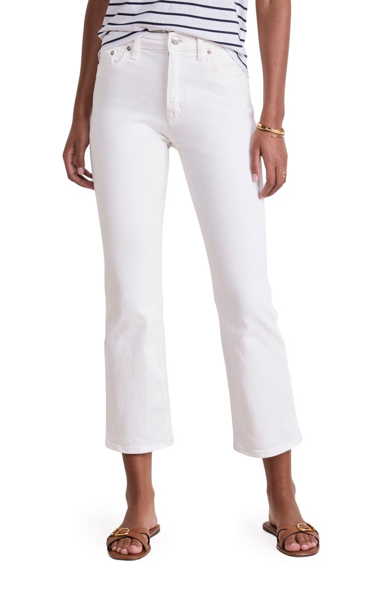 vineyard vines Kick Flare Jeans, Main, color, White