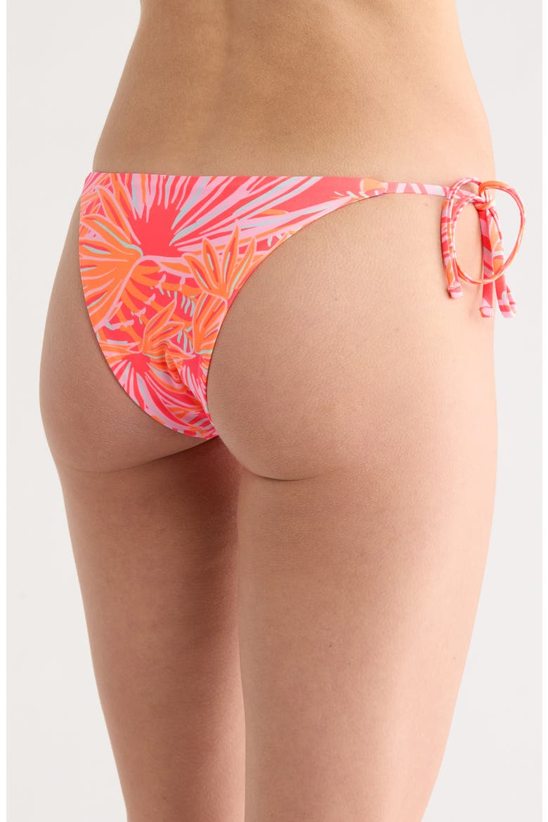 Sunning Reversible Cheeky Bikini Bottoms, Alternate, color, PINK