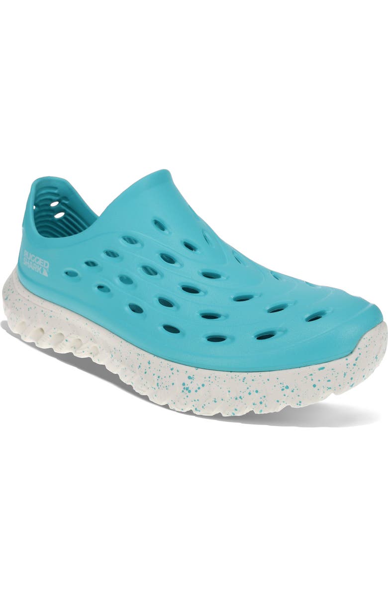 RUGGED SHARK Ladies Rift Slip-On Water Shoes, Alternate, color, Teal