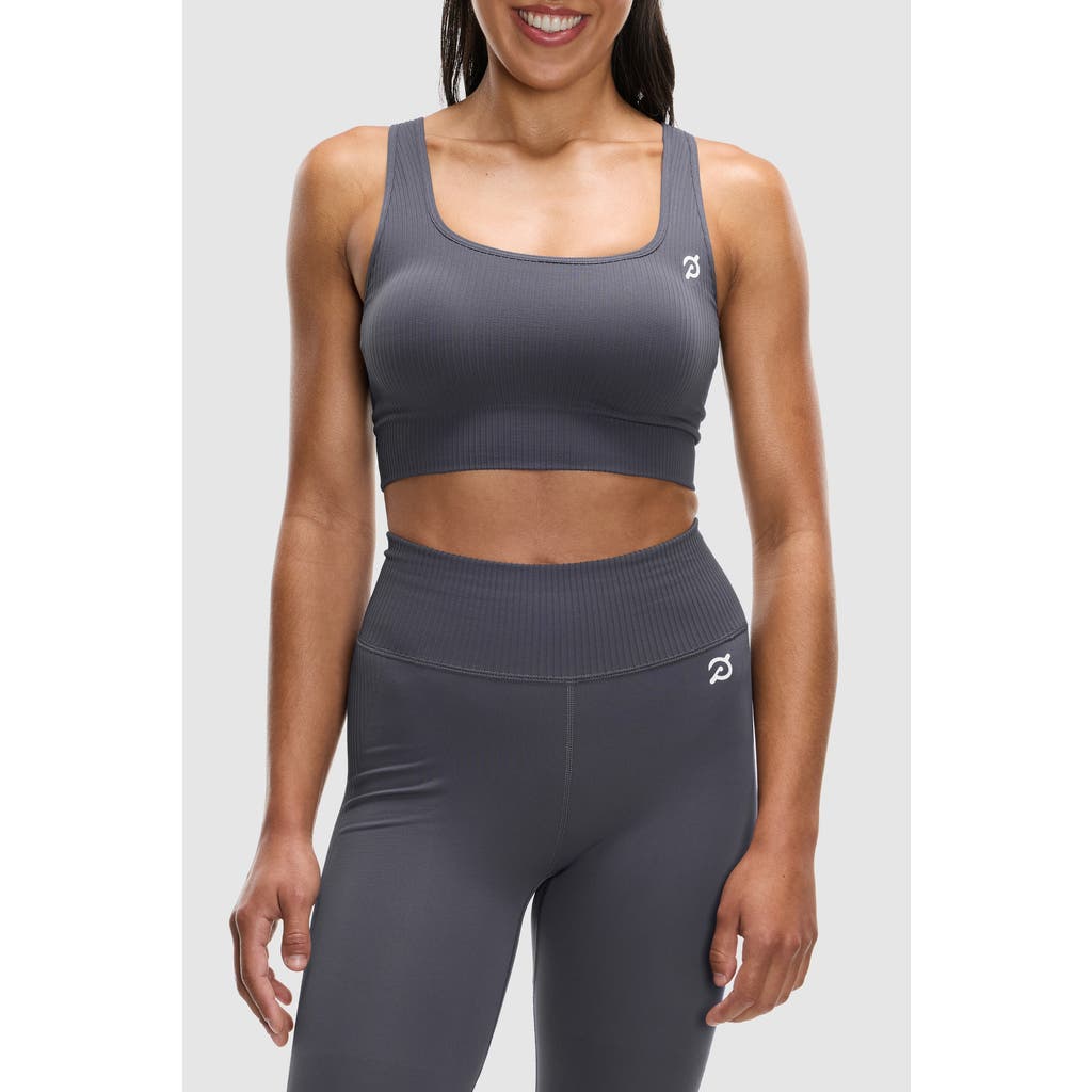 Peloton Seamless Square Neck Bra In Slate