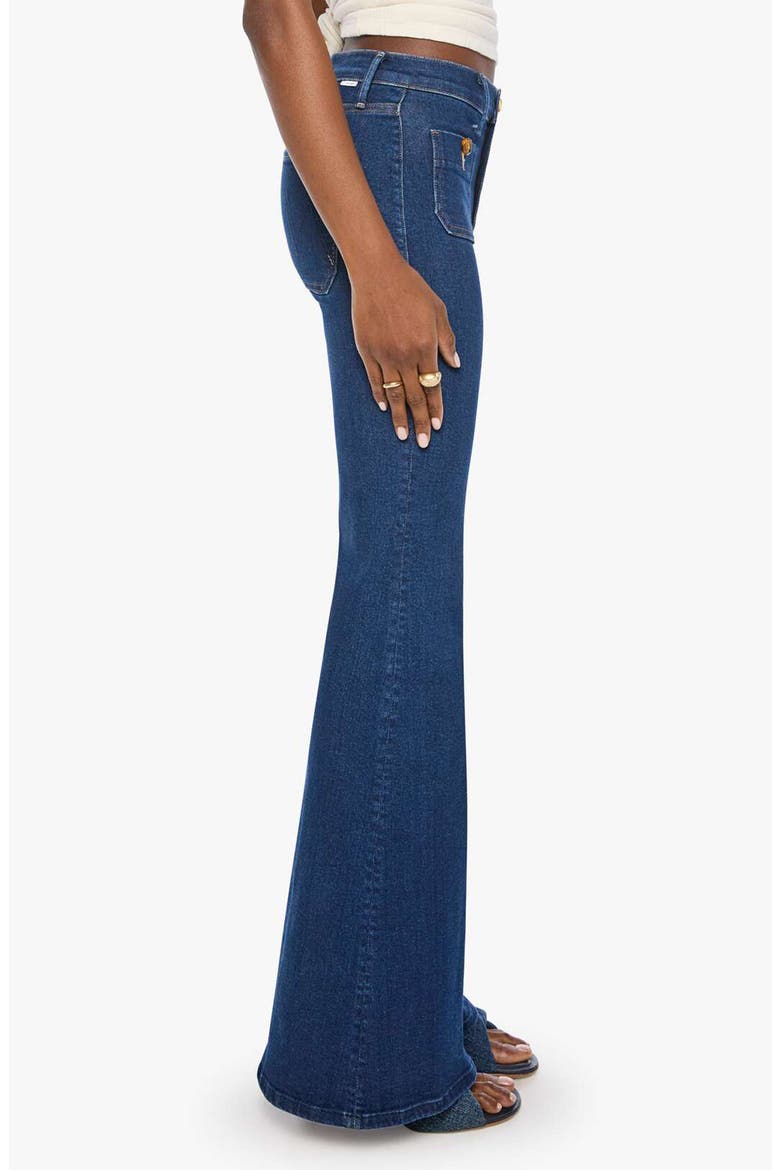 The Patch Pocket Doozy Flare Jeans, Alternate, color, RETROGRADE RODEO