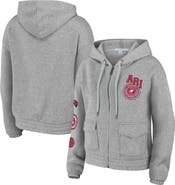 WEAR by Erin Andrews Women's WEAR by Erin Andrews Heather Gray Arizona Cardinals Full-Zip Hoodie