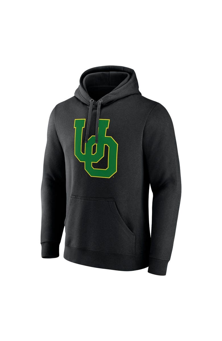 FANATICS Men's Fanatics Branded Black Oregon Ducks Team Midnight Mascot Pullover Hoodie, Alternate, color, 