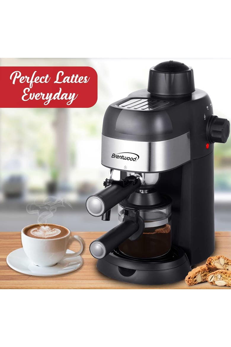 Espresso and Cappuccino Maker, Alternate, color, Metal