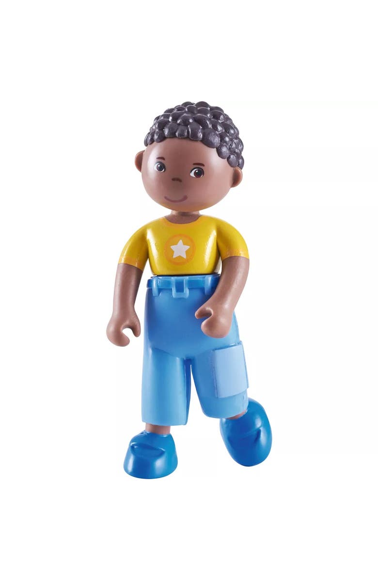 HABA Little Friends Erik - 3.75" Boy Dollhouse Toy Figure, Main, color, Multi