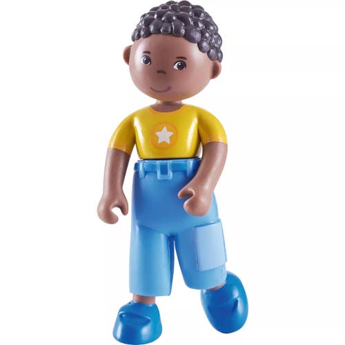 HABA Little Friends Erik - 3.75" Boy Dollhouse Toy Figure in Multi 