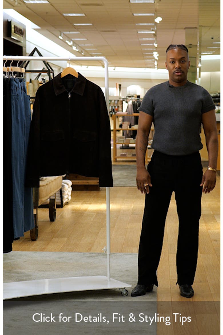 Reece Leather Aviator Jacket video
