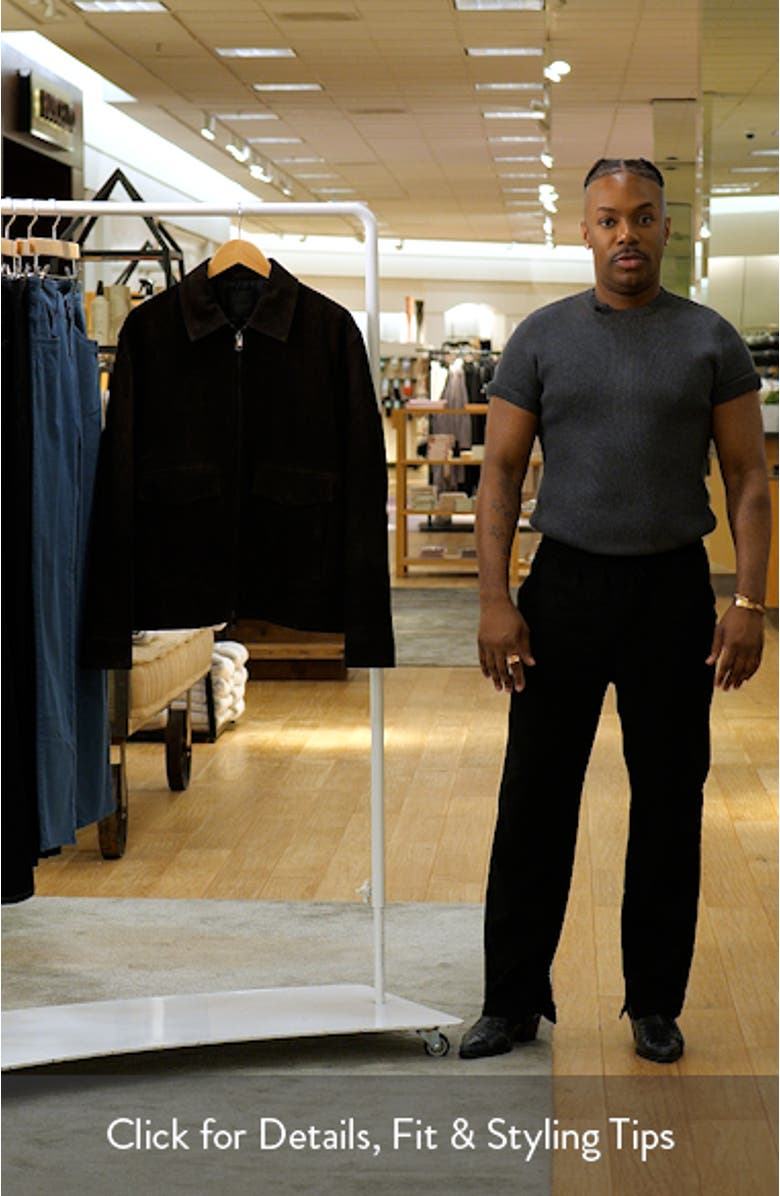 Reece Leather Aviator Jacket, sales video thumbnail